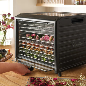 Excalibur DH10SS with flowers on trays.