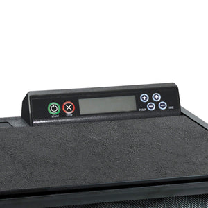 Excalibur 4548CDB 5 tray digital dehydrator controls.