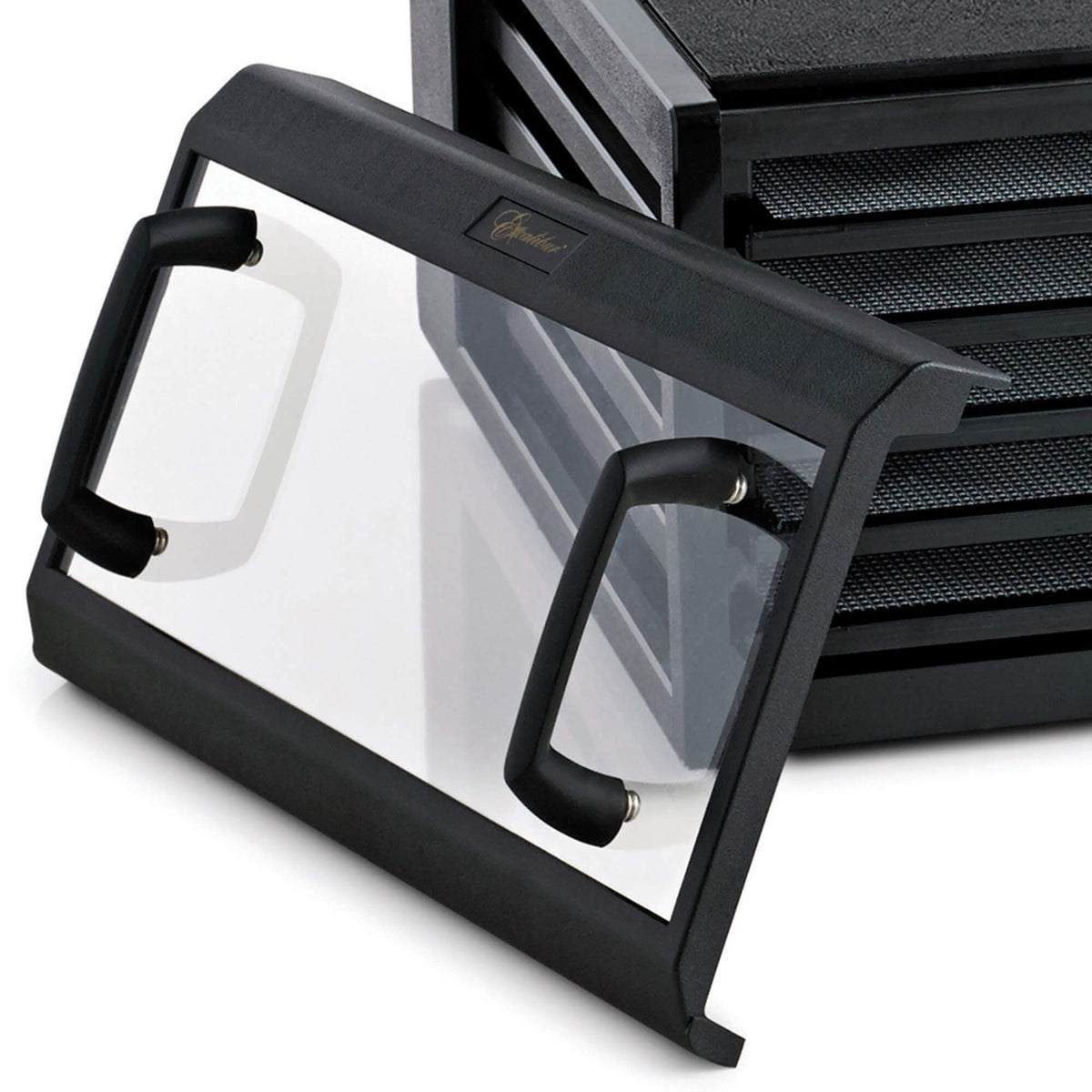 Excalibur 4548CDB 5 tray digital dehydrator clear door.