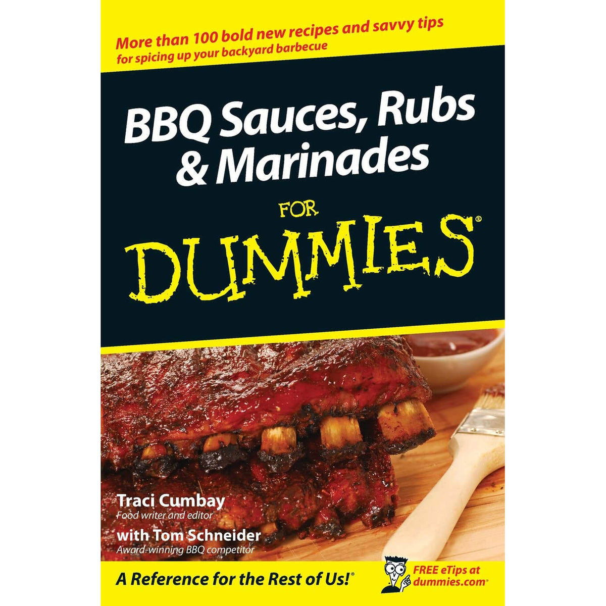BBQ Sauces, Rubs And Marinades For Dummies front cover.