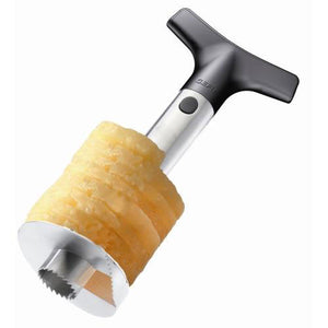 GEFU pineapple slicer professional plus cutting handle with pineapple hoops.