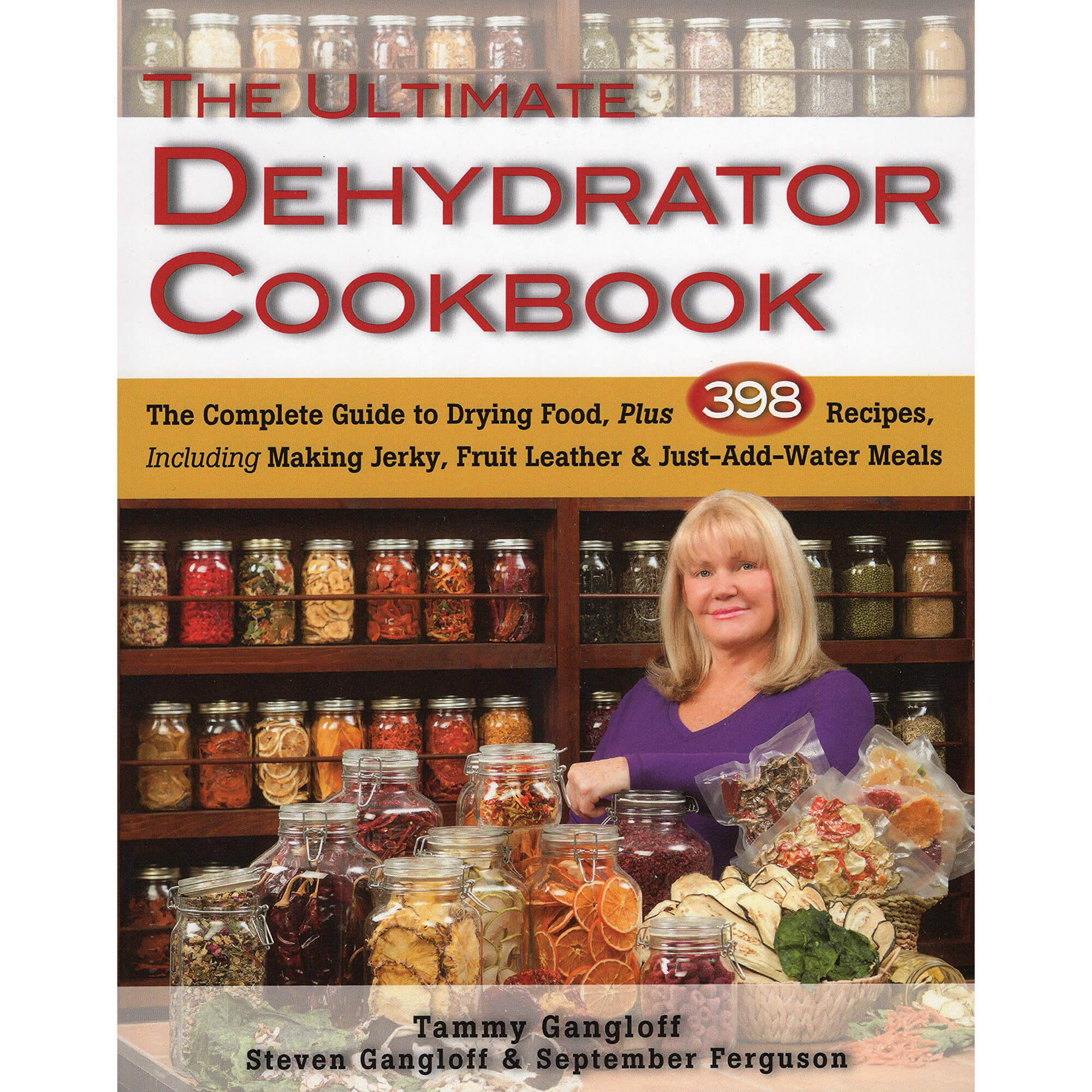 The Ultimate Dehydrator Cookbook front cover.